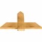 Ekena Millwork Eugene Rough Sawn Timber Gable Bracket, Western Red Cedar, 36"W x 21"H x 2"D x 6"F, 14/12 Pitch GBW036X21X0206EUG00RWR - alternate 2